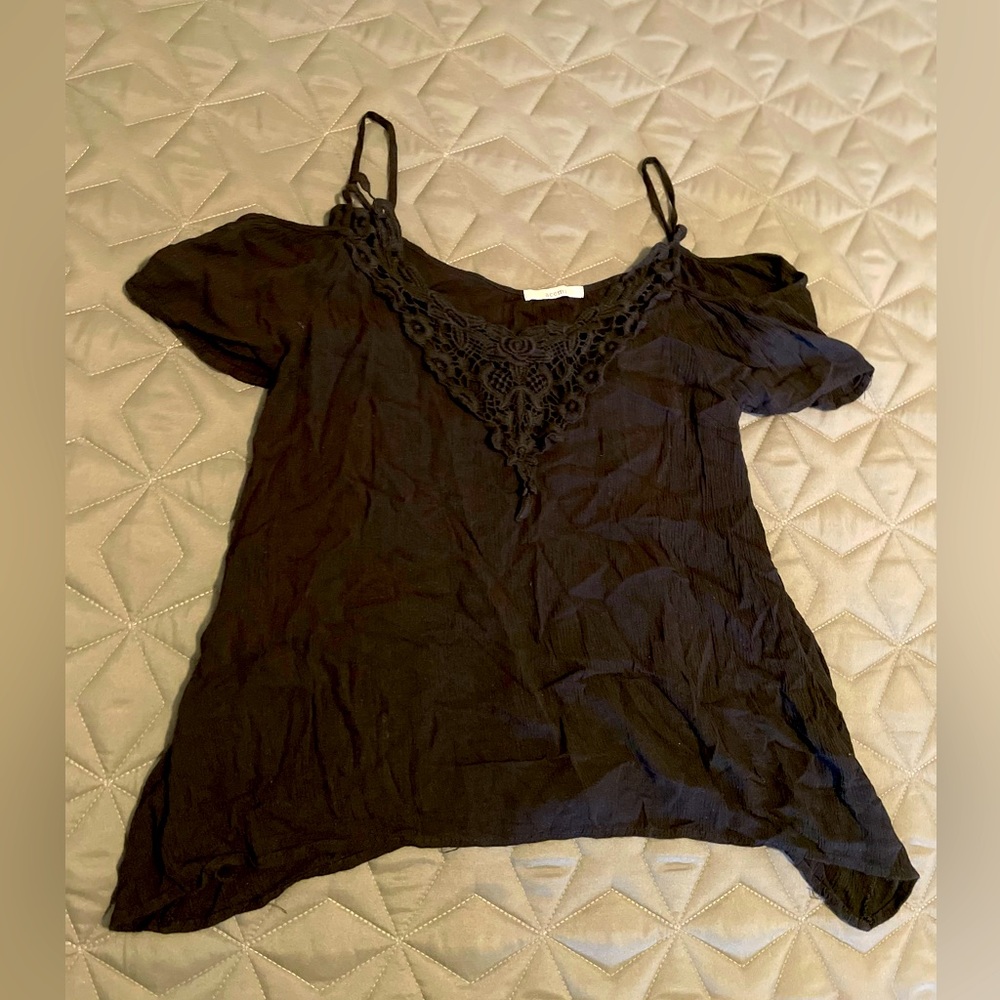 Cold shoulder blouse